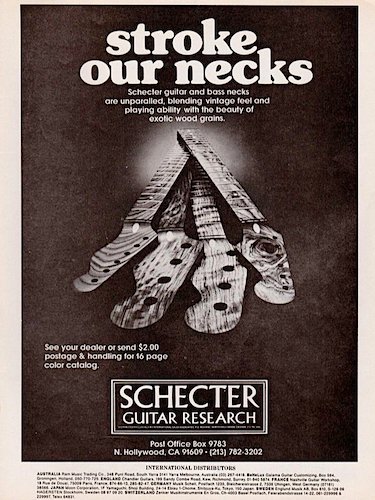 1980 Schecter Stroke our necks