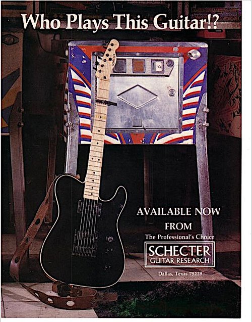 1984 Schecter Who Plays this Guitar.