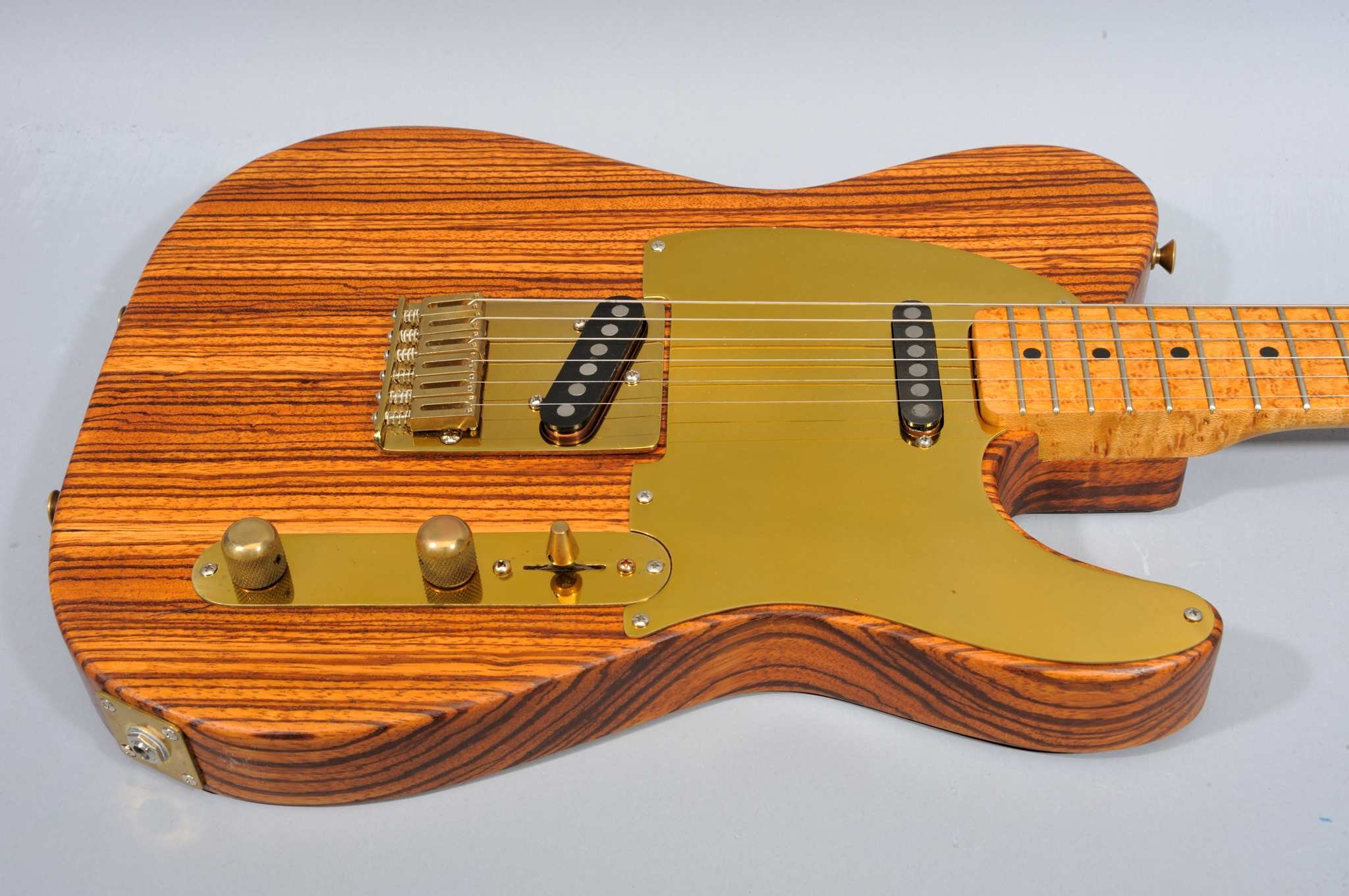 Schecter 1980 telecaster dream machine zebrawood 