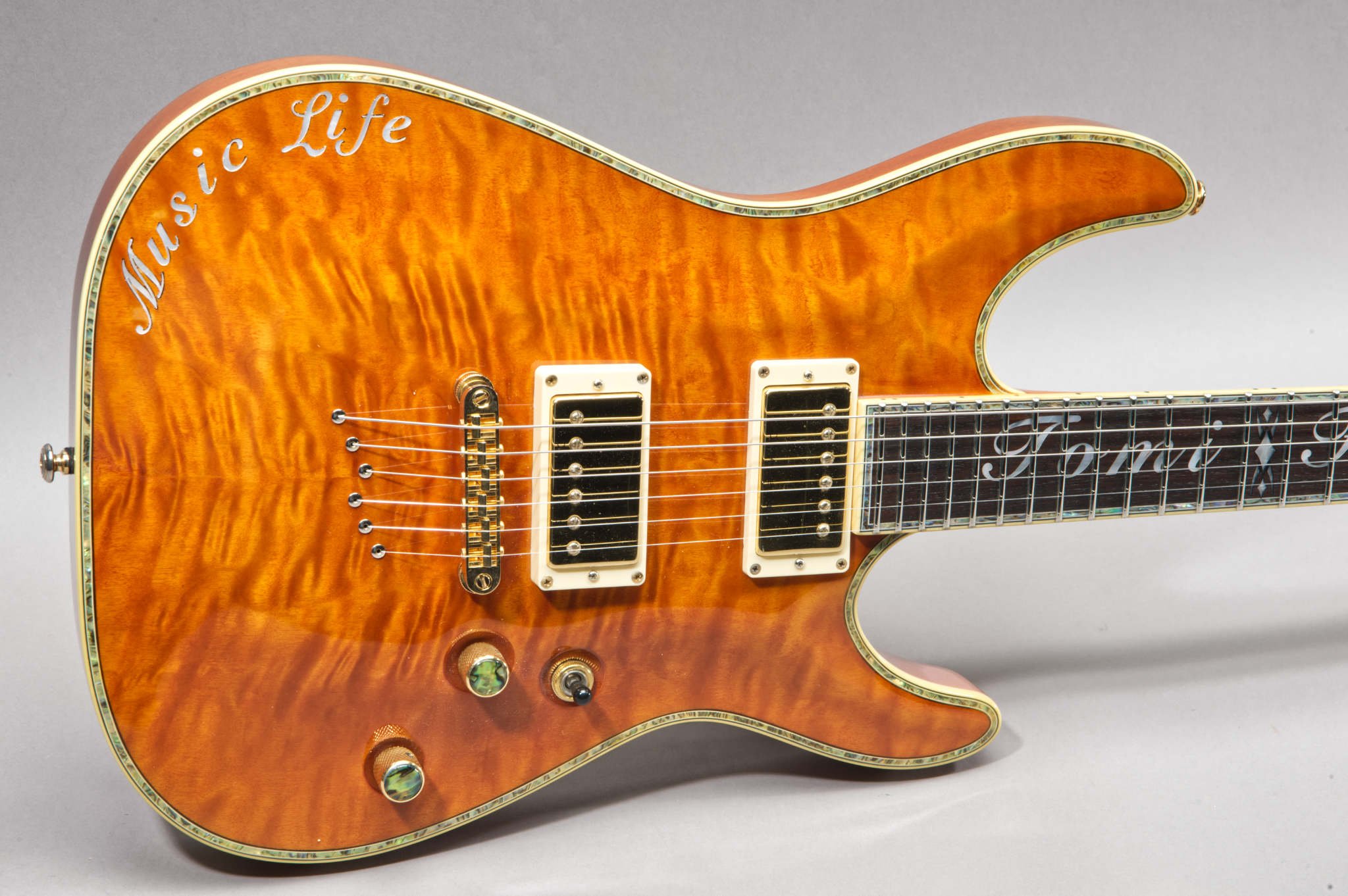 Schecter Diamond Series C-1 e/a ブラウン ホロウ Schecter - Diamond Series C-1E/A - Semi-Hollow Electric