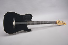 Godin 1989 Acousticaster L.R. Baggs Model Glossy Black