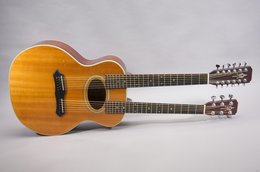 Yairi 1981 DY-87 Jumbo Double Neck 6 & 12 String VIntage Natural