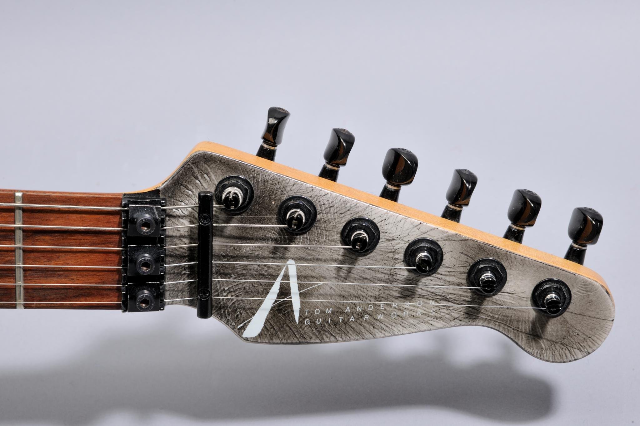 Tom Anderson 1988 Pro Am Custom Black on White Bowling Ball w/Matching