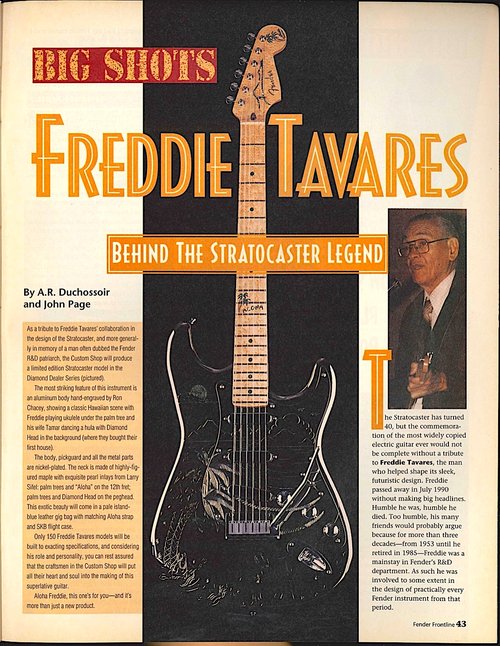 Fender Frontline Magazine Winter 1995 Vol.15 p.43