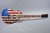 Gibson 2001 Les Paul Classic US Flag Sparkle 9/11 Tribute w/Natural Back