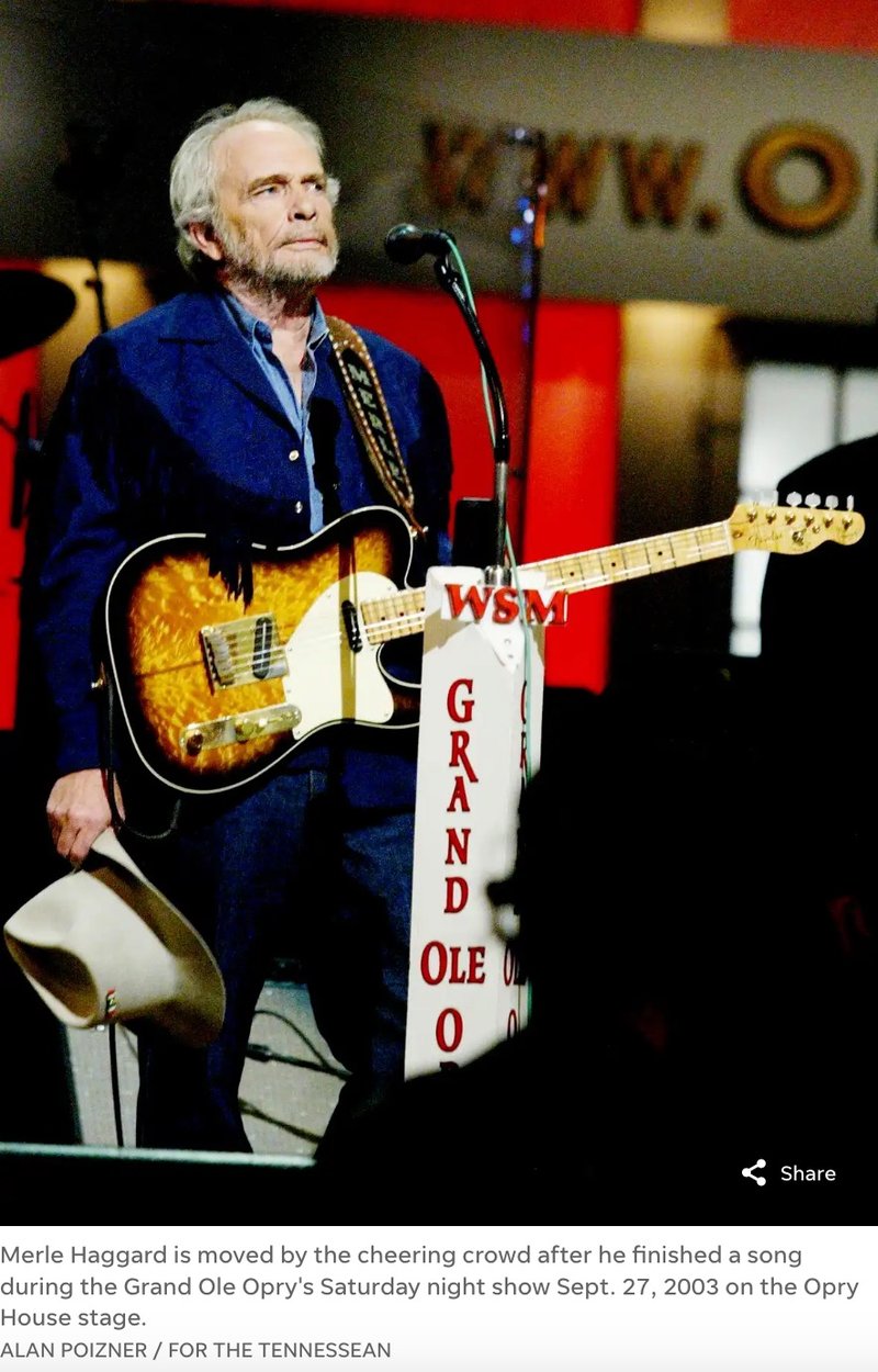 Merle Haggard at the Grand ole Opry 2003