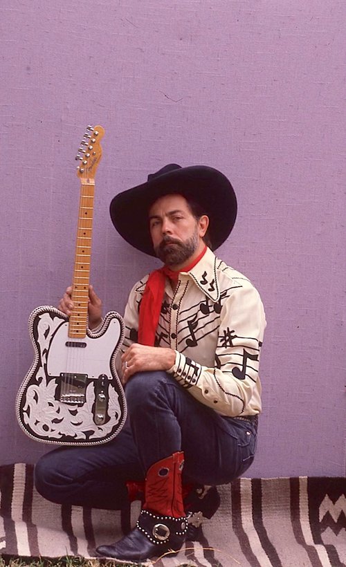 Michael Stevens with Waylon Jennings Tele