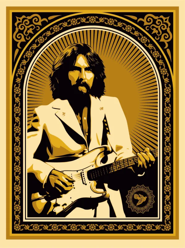 OBEY-GIANT-GEORGE-HARRISON-GOLD