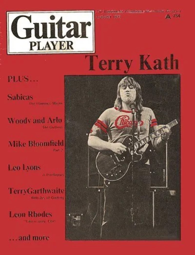 Terrry Kath Guitar Player August 1971