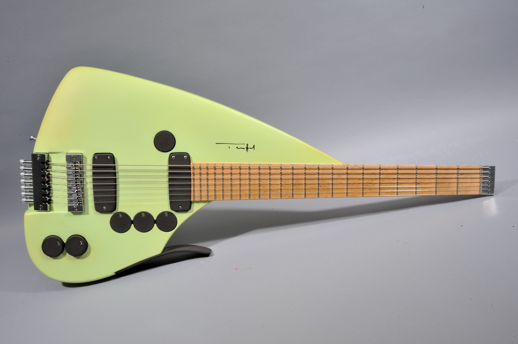 ミュージシャン Tempalay\"Dooorn!!\" TourFinal LimitedTee ESP LTD TE-200DX Transparent Purple Burst Electric Guitar