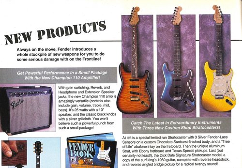 Winter 1993 • Vol. 9 issue of The Fender Frontline magazine p10